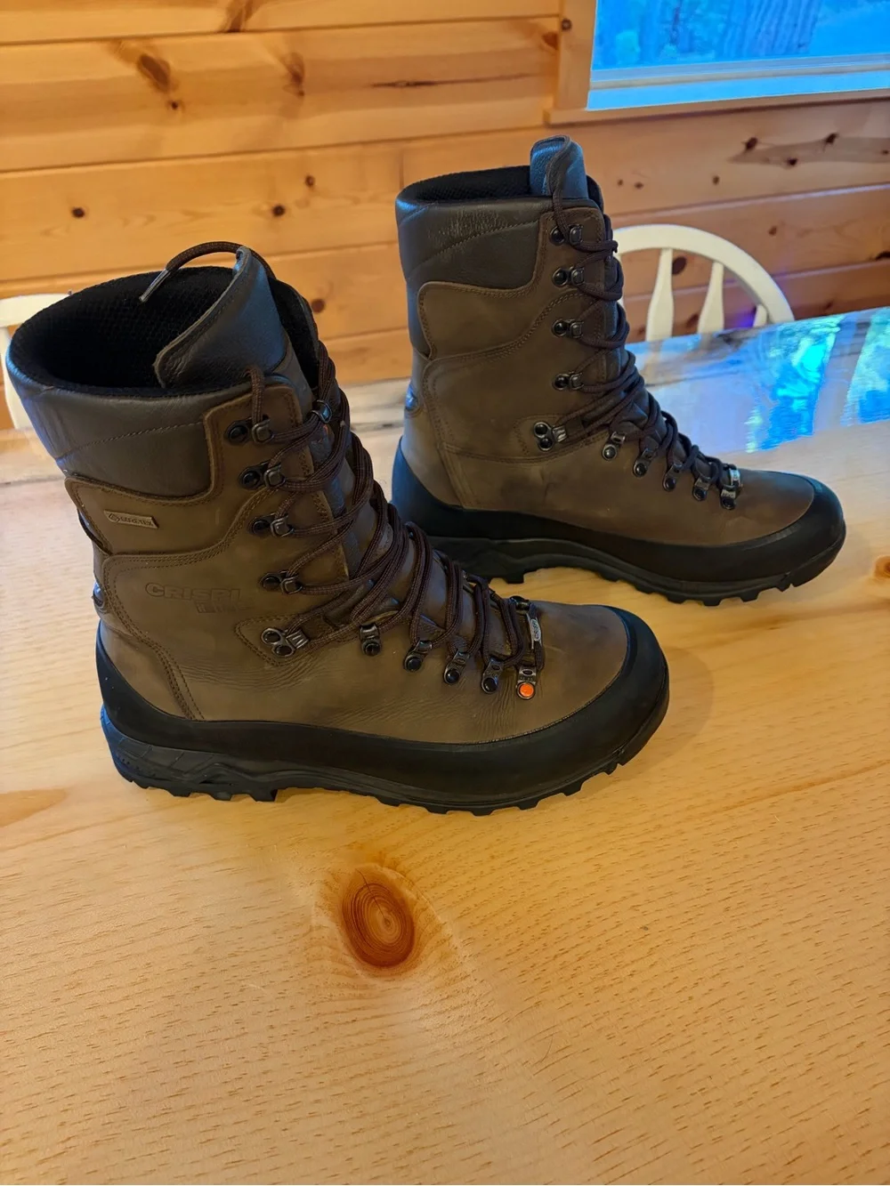 Crispi **only worn
